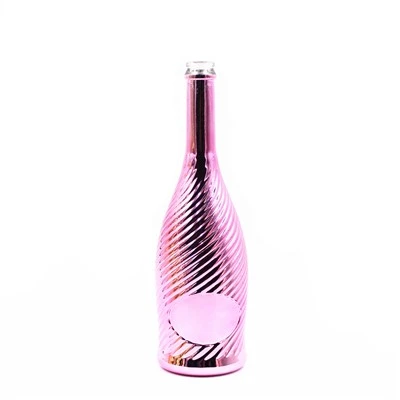 Buidéal gloine leictreaplait bándearg 750ml